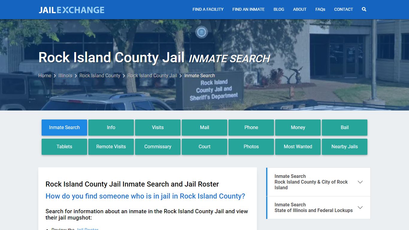 Inmate Search: Roster & Mugshots - Rock Island County Jail, IL